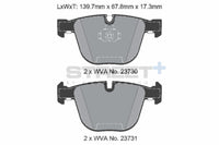 Pagid Street + Rear Brake Pads - BMW E90 | E92 | E93 M3 | CRT | GTS - Evolve Automotive