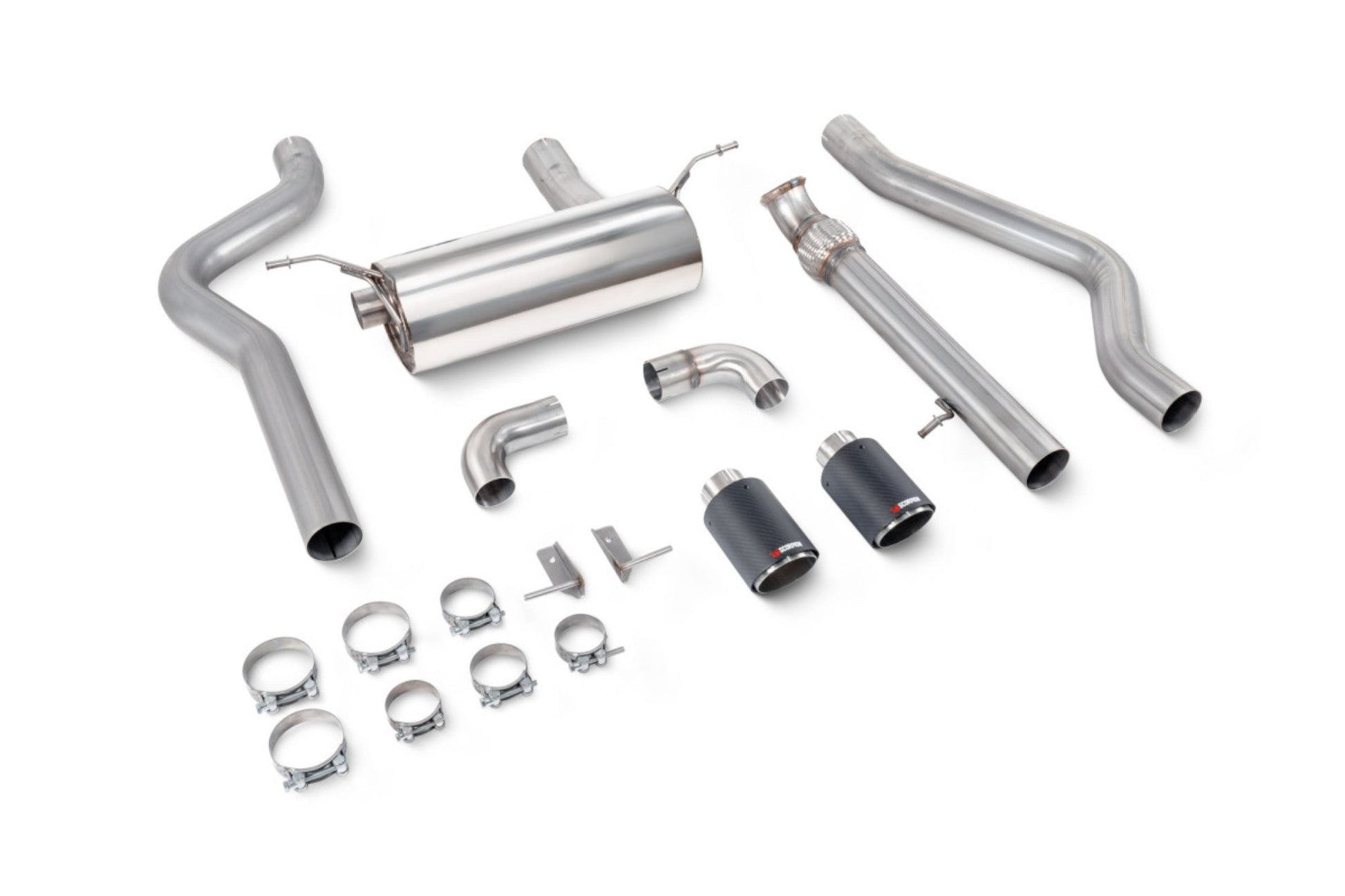 Scorpion Exhausts Non - resonated Cat - back system - BMW 2 Series M235i - Evolve Automotive