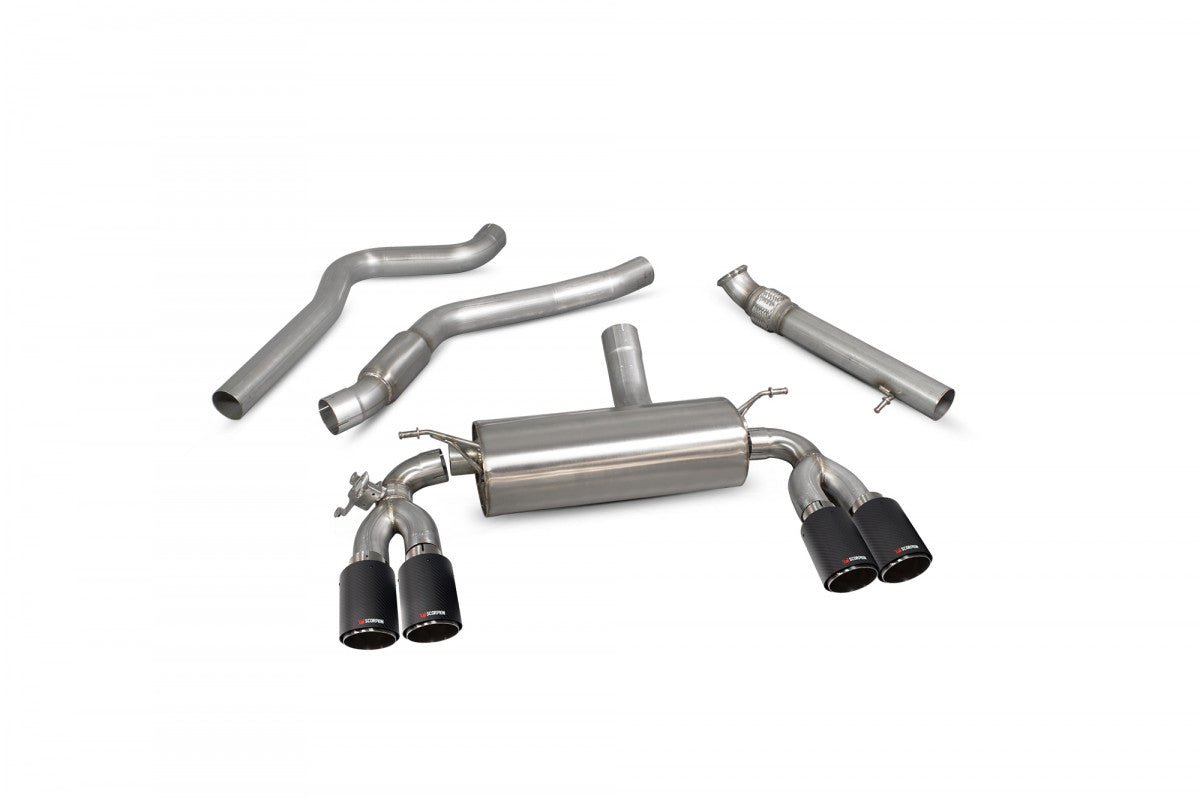 Scorpion Exhausts Non-resonated Cat-back System With Electronic Valve - BMW F87 M2 (N55) - Evolve Automotive