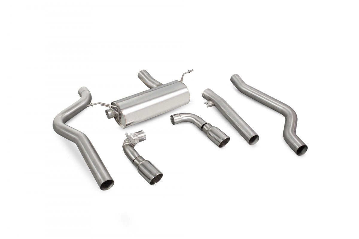 Scorpion Exhausts Non-resonated Cat-Back System With Electronic Valves - BMW 1 Series M140i (Non GPF) - Evolve Automotive