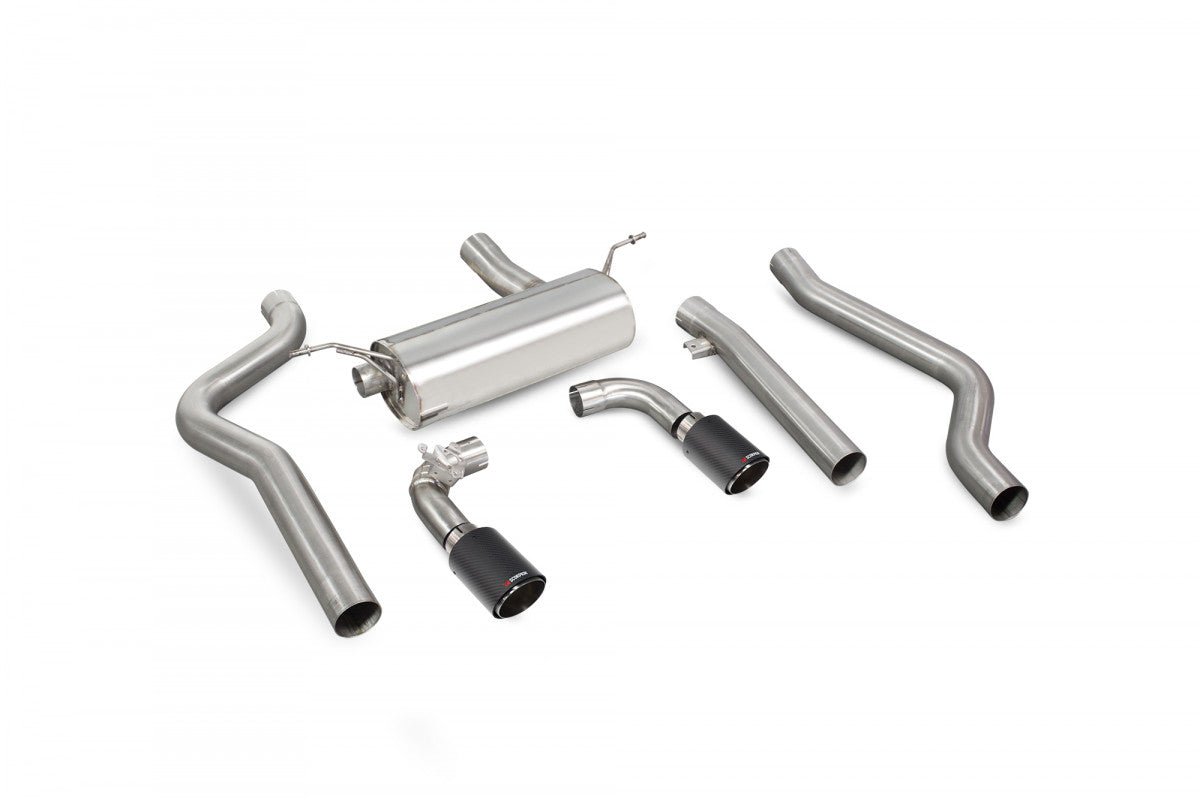 Scorpion Exhausts Non-resonated Cat-Back System With Electronic Valves - BMW 1 Series M140i (Non GPF) - Evolve Automotive