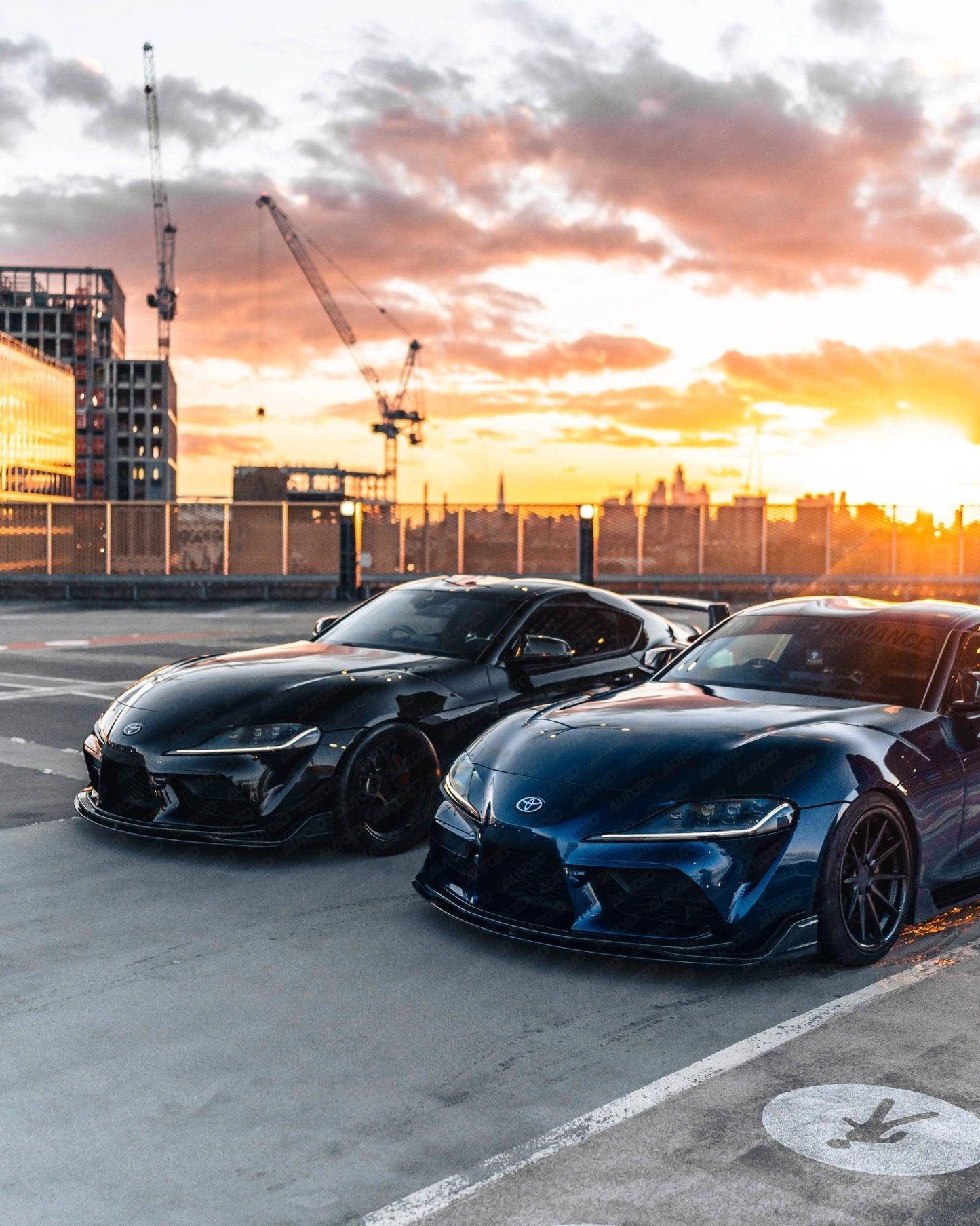 Toyota Supra Mk5 Carbon Fibre ID - 01 Front Splitter (2019+) - Evolve Automotive