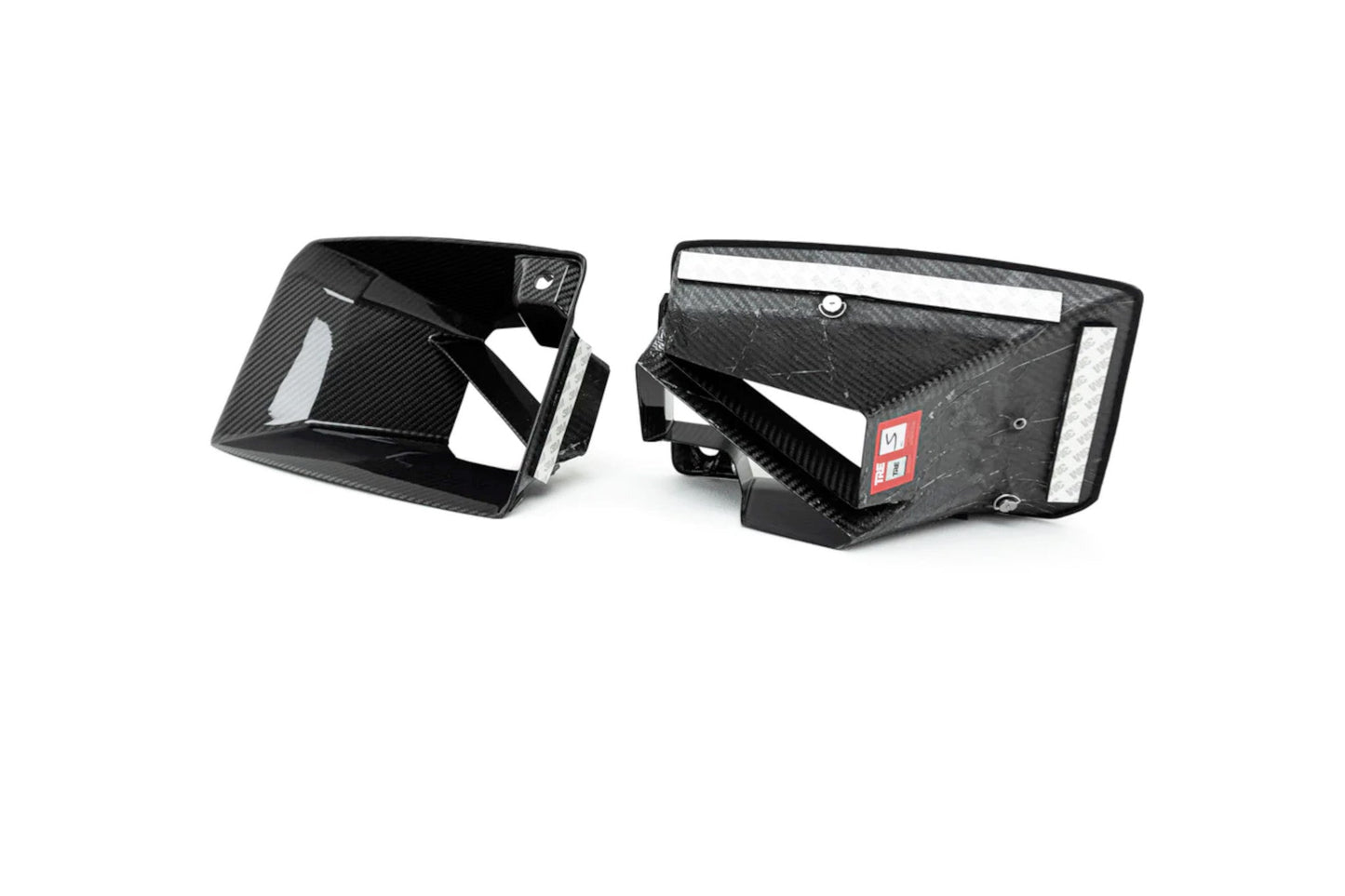 TRE Pre-Preg Carbon Fibre Front Ducts Inserts - BMW G87 M2 - Evolve Automotive