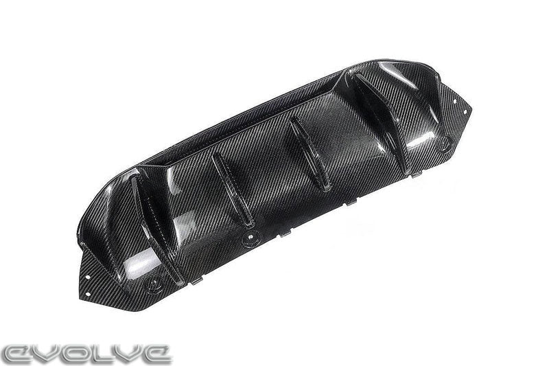 TRE Pre-preg Carbon Fibre Performance Rear Diffuser - BMW F90 M5 - Evolve Automotive