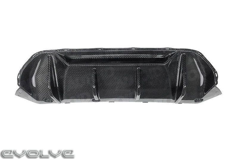 TRE Pre-preg Carbon Fibre Performance Rear Diffuser - BMW F90 M5 - Evolve Automotive
