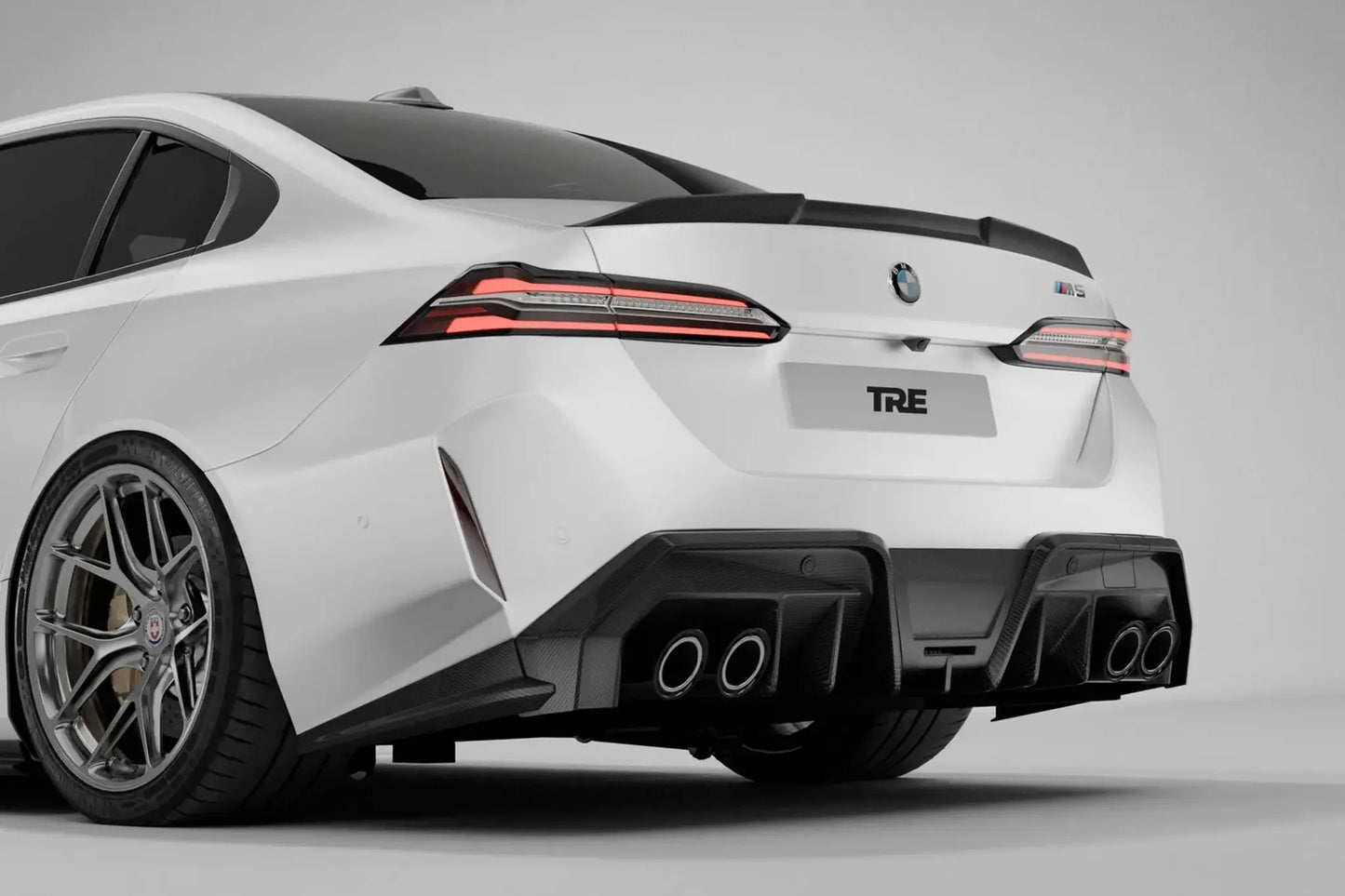 TRE Pre - Preg Carbon Fibre PR - 1 Rear Spoiler - BMW G90 M5 | G60 5 Series - Evolve Automotive