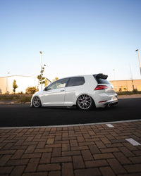 VW Golf, Golf GTI & Golf R Mk7 / Mk7.5 EVO - 1 Gloss Black Side Skirts by ZAERO (2014 - 2020) - Evolve Automotive