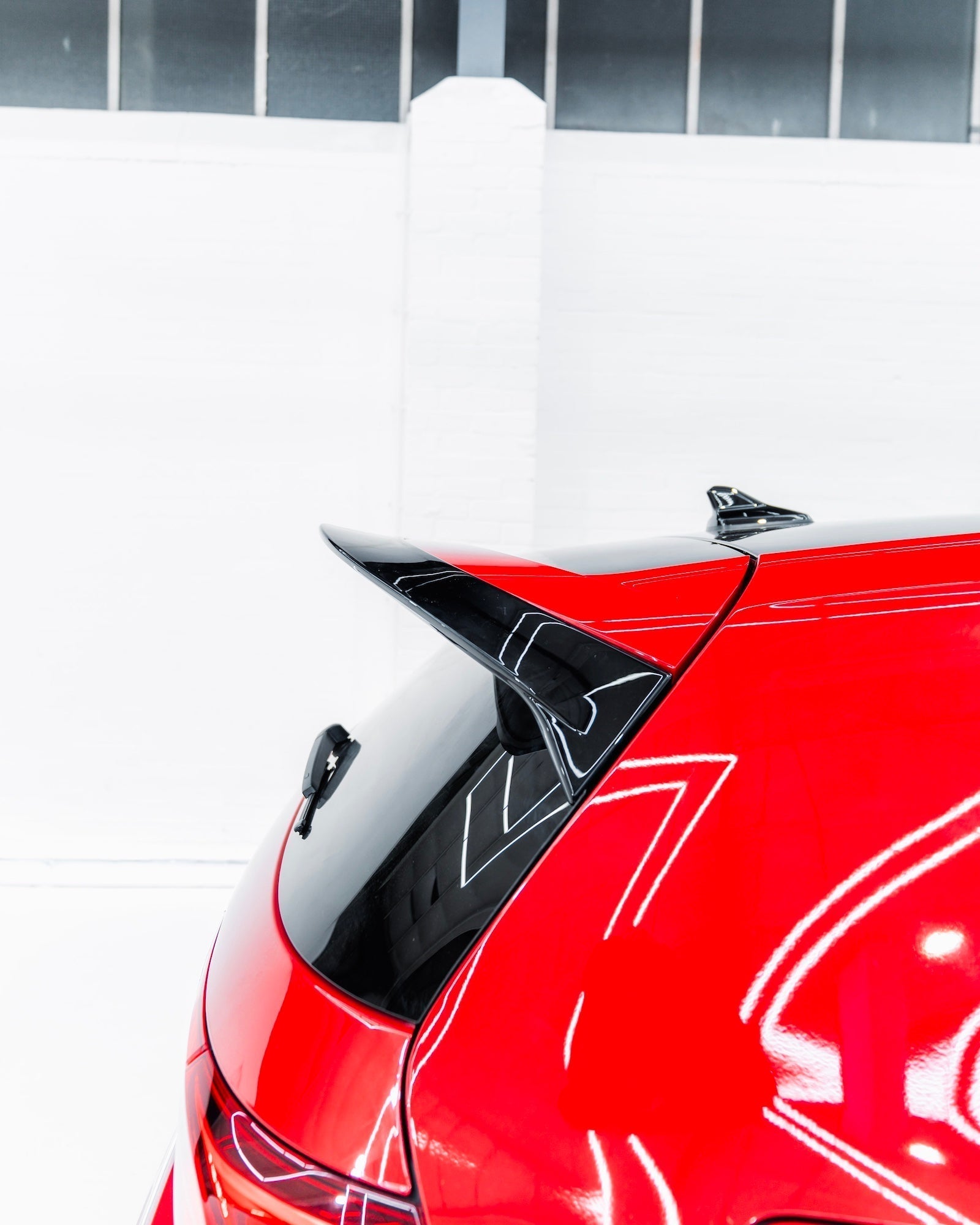 VW Golf GTI Clubsport & Golf R Mk8 EVO - 1 Gloss Black Rear Spoiler by ZAERO (2020+) - Evolve Automotive