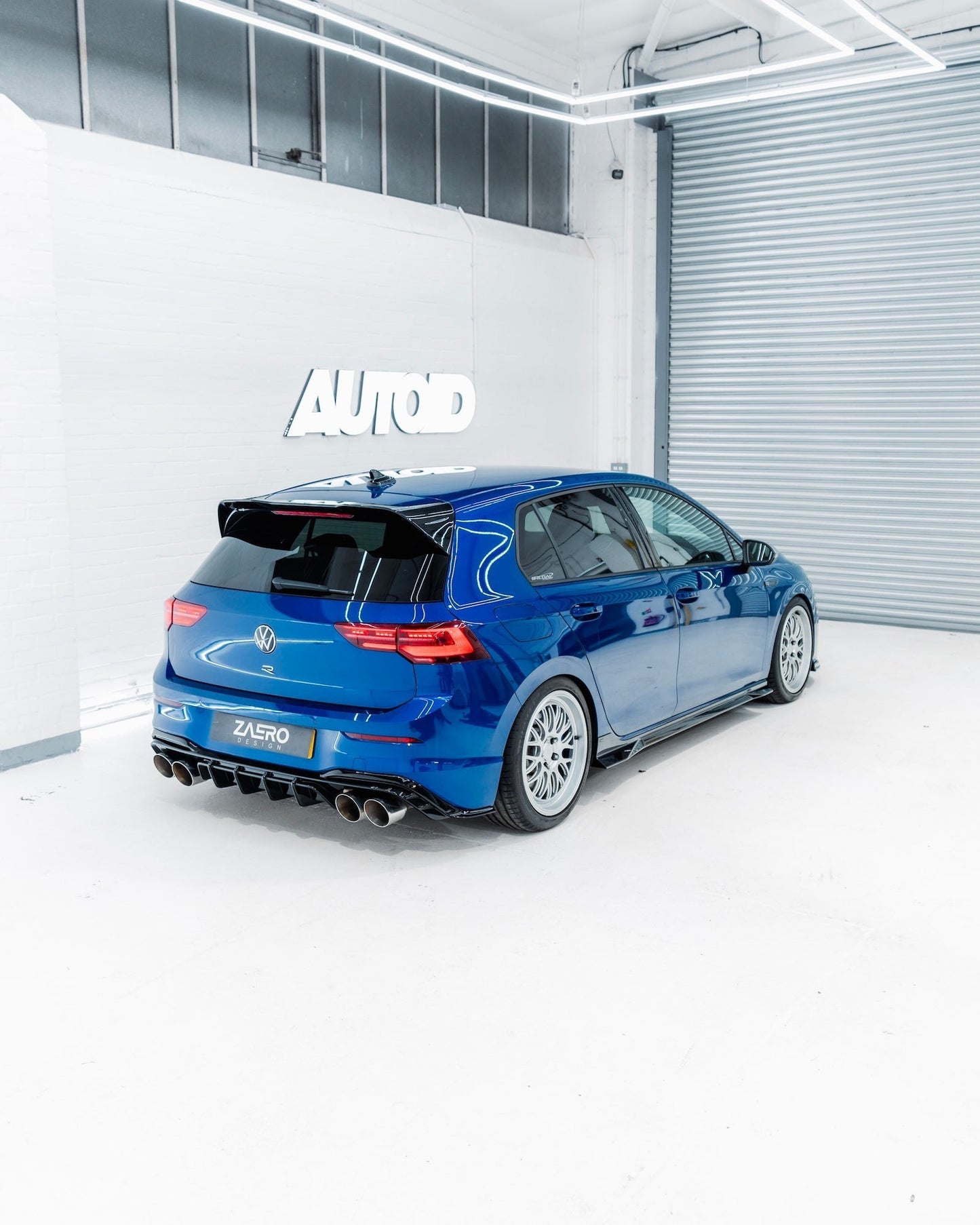 VW Golf R - Line / GTI / R / GTD / GTE Mk8 & Mk8.5 EVO - 1 Gloss Black Rear Spoiler by ZAERO (2020+) - Evolve Automotive
