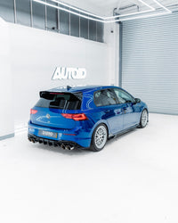 VW Golf R - Line / GTI / R / GTD / GTE Mk8 & Mk8.5 EVO - 1 Gloss Black Rear Spoiler by ZAERO (2020+) - Evolve Automotive