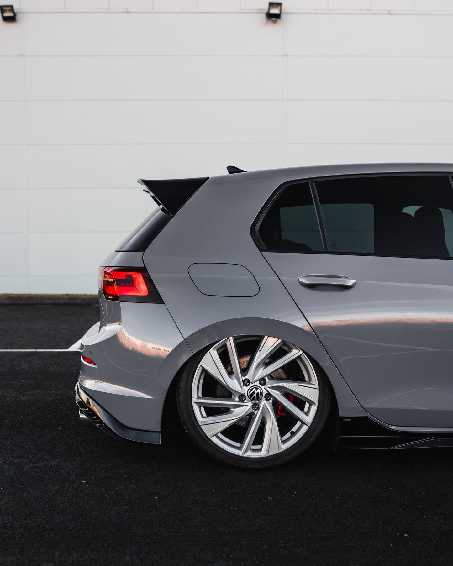 VW Golf R - Line / GTI / R / GTD / GTE Mk8 & Mk8.5 EVO - 1 Gloss Black Rear Spoiler by ZAERO (2020+) - Evolve Automotive