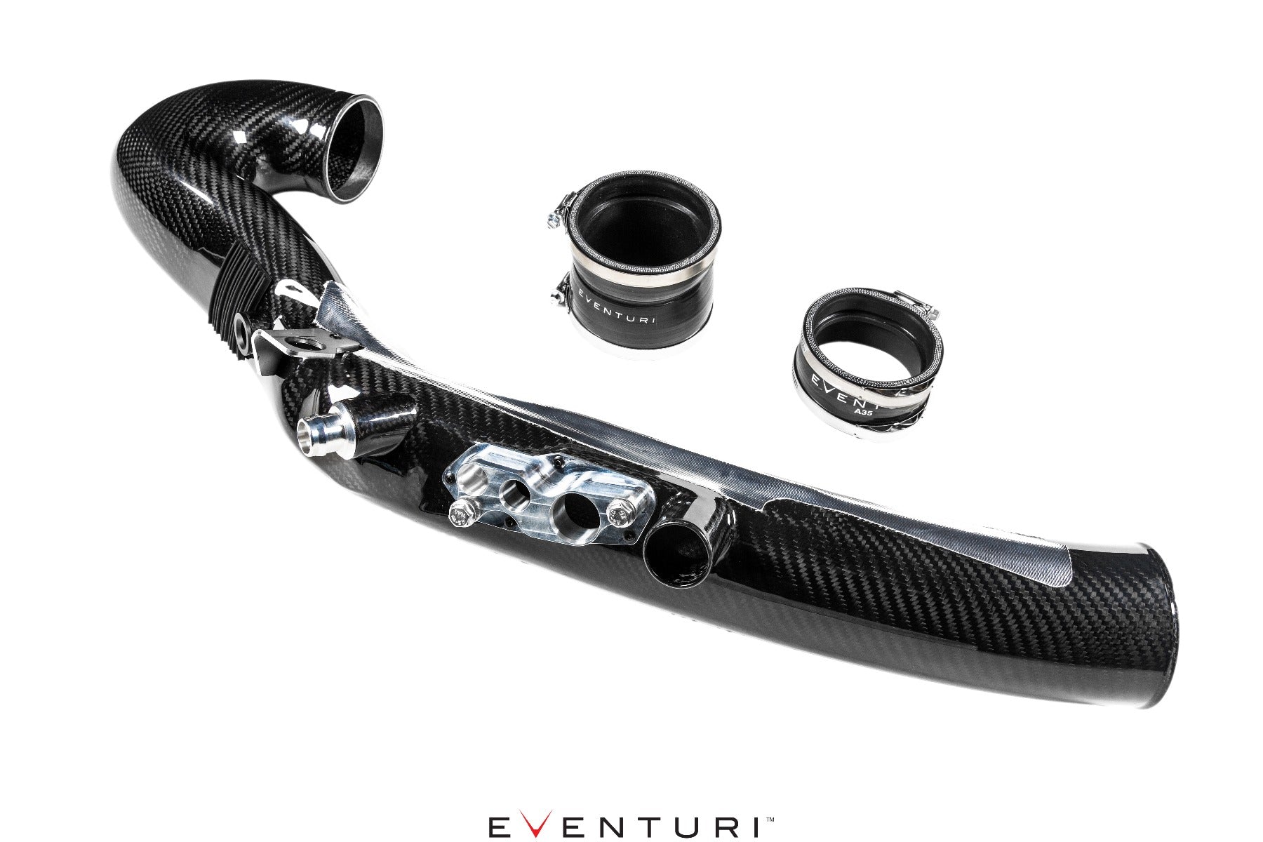 Eventuri Carbon Fibre Turbo Tube - Mercedes A35 AMG | CLA35 AMG | A250 | CLA250 - Evolve Automotive