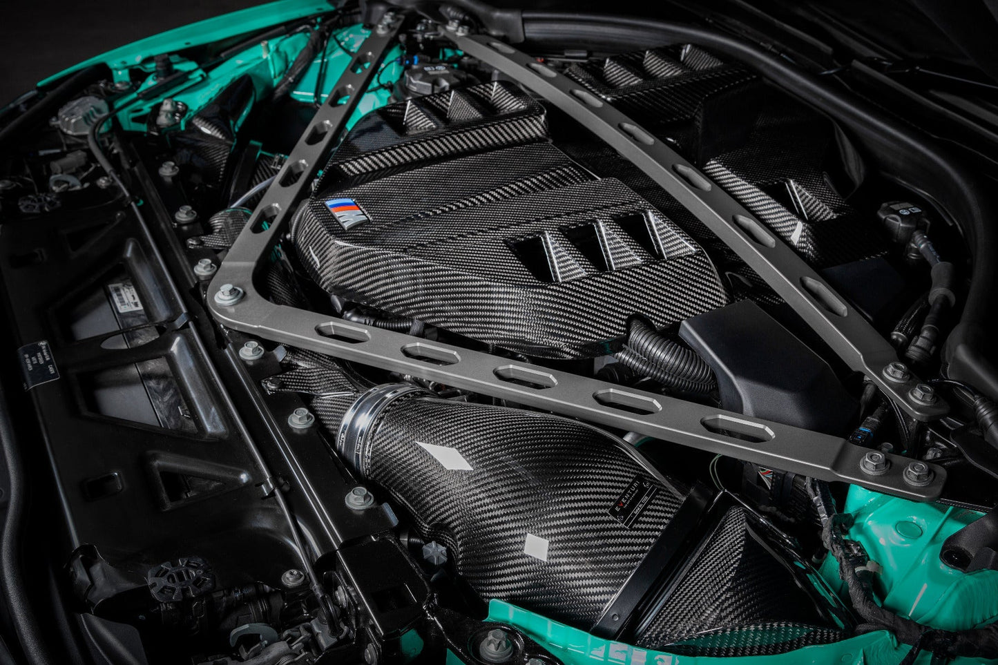 Eventuri Gloss Carbon Fibre Engine Cover - BMW G80 | G81 M3 | G82 | G83 M4 Coupe | Convertible - Evolve Automotive